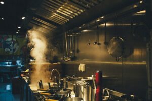 Commercial kitchen that needs hydro jetting from an experienced restaurant plumber in Houston